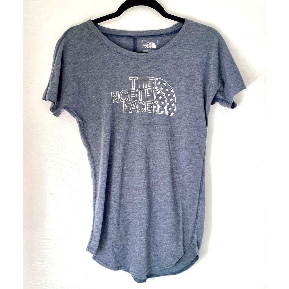 The North Face Gray Graphic Tee Women’s Short Sleeve Athletic  Shirt Size Small